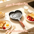 Cartoon Shaped Frying Pan, Kitty Design