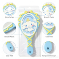 Cute Character Hand Mirror – Blue White Portable Vanity Mirror