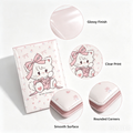 Cute Pink Bow Cat Card Holder – Kawaii ID Card Organizer